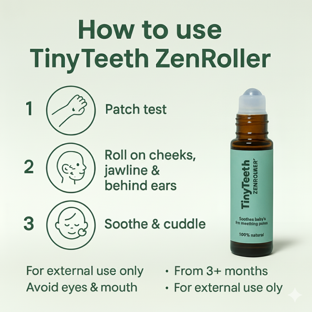 100% Natural 'Relief Roller' By TinyTeeth