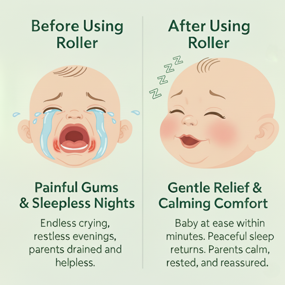 100% Natural 'Relief Roller' For Teething Pain